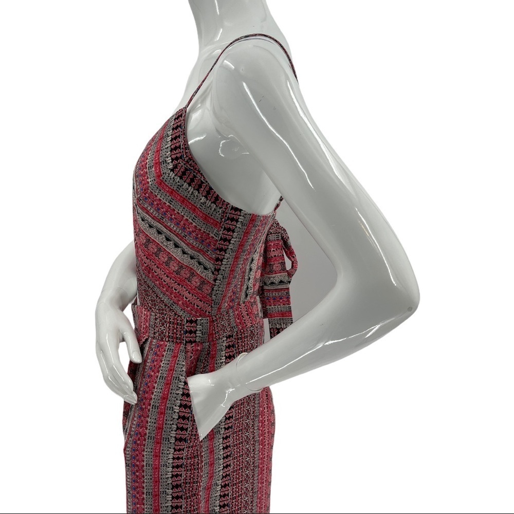 Hommage Printed Cut Out Chest Back Jumpsuit Size M - Picture 6 of 12